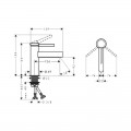 Змішувач для умивальника Hansgrohe Finoris 76010000 - Фото 1